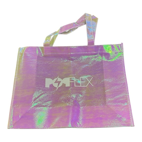 Popflex Iridescent Tote Shopping Bag NWOT - Picture 1 of 8